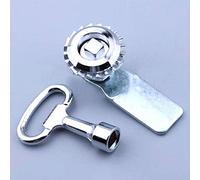 Serrure à came pour compteur de gaz avec clé triangle/type S/clé à douille carrée en alliage de zinc Serrure de porte multifonction électrique pour armoire