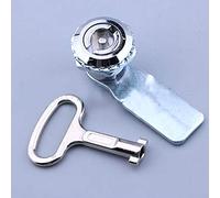 Serrure à came pour compteur de gaz avec clé triangle/type S ouille carrée en alliage de zinc Serrure de porte multifonction électrique pour armoire