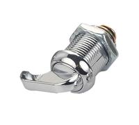 Serrure à came sans clé à cylindre rotatif pour casiers, yachts, voitures, armoires, distributeurs automatiques, coffres-forts, boîtes aux lettres, boîtes à outils, meubles - Alliage de zinc argenté