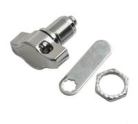 Serrure à Came Sans Clé en Alliage de Zinc - Cadenas de Porte d'Armoire, Serrure Mécanique pour Boîte aux Lettres, Vitrine, Armoire à Outils, Tiroir (16 mm)