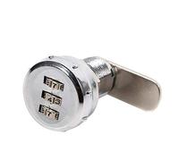 Serrure à Came Serrure à code serrure codée d’armoires de Tiroirnumérique à Combinaison 3 chiffres en alliage de zinc Pour Armoire Placard Tiroir Boîte Aux Lettres(12~16mm)