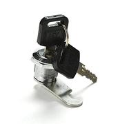 Serrure à came, serrure de boîte aux lettres sécurité, cylindre Euro 1 pièce serrures meubles porte armoire tiroir casier avec clés en plastique matériel(16mm)
