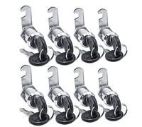 Serrure à Came, Serrure de sécurité de boîte aux lettres Cam Lock Serrure serrures de tiroir Verrou de Porte pour Armoire Serrure Batteuse Cylindre Maison ou bureau Classeurs Casier (25MM)