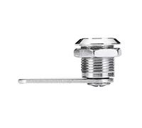 Serrure à came tubulaire + 2 clés pour distributeur de distributeurs automatiques Gumball/Candy (16 mm)