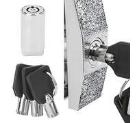 Serrure à came tubulaire, cylindre de serrure avec clé à ouverture unique pour porte armoire distributeur automatique casier tiroir