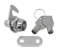 Serrure à came tubulaire de rechange avec clés pour boîte aux lettres - Cylindre de 90 degrés pour armoire