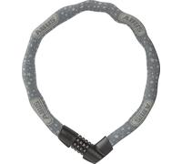 Serrure à chaîne ABUS Tresor 1385/75 Grey Star - serrure à combinaison en acier trempé - chaîne carrée de 6 mm d'épaisseur - niveau de sécurité ABUS 6 - 75 cm - gris