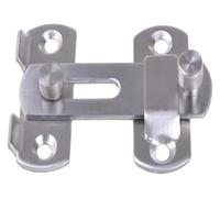 Serrure à chaîne for porte coulissante en acier inoxydable | Argent : pour l'identification de l'appelant et la libération interne