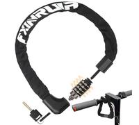 Serrure à chaîne pour vélo E Scooter - Serrure à combinaison robuste - Antivol de sécurité - 4 bits réinitialisable