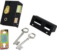 Serrure monopoint en applique pêne dormant demi-tour clé à chiffres vertical à fouillot gauche - JPM - 147000-02-2Y