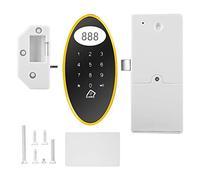 Serrure à clavier tactile sans clé, à mot de passe et à carte RFID, serrure électronique pour armoire, serrure numérique pour casier de sauna avec corps en alliage de zinc, pour