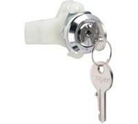 Cerradura con llave de sierra nº 1242E, para armarios quadro4/5/plus