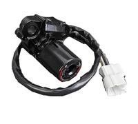 Serrure À Clé Moto Compatible Avec Pour EX400 Pour Ninja 400R 2014-2017 Pour EX650 Pour ER6F 2014-2016 Contacteur D'allumage Bouchon Réservoir D'essence Jeu Clés Antivol Selle