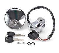 Serrure À Clé Moto Compatible Avec Pour VN400 Pour Vulcan Pour Classic 1996-2003 Interrupteur D'allumage Moto Couvercle Bouchon Gaz Carburant Clés De Verrouillage