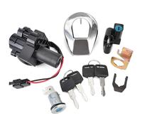 Serrure À Clé Moto Pour CB750 Pour Nighthawk 1991 1992 1993 1994-2003 Interrupteur D'allumage Bouchon De Gaz De Carburant Clés De Verrouillage De Siège 35010-MW3-830