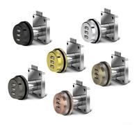 Serrure à code à combinaison à 3 chiffres pour boîte aux lettres avec languette de verrouillage en alliage de zinc conçue pour une sécurité accrue et une utilisation à long terme (doré)