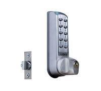 Serrure à code électronique J-Tronic sur serrure tubulaire à pêne demi-tour LOKOD 35500-CS