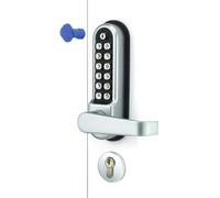 Serrure à code mécanique - Réversible - Nickel satiné - Jokey 1500 - Lokod