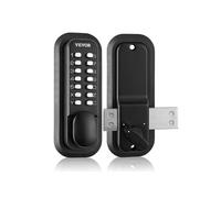 VEVOR Serrure de porte mécanique sans clé - Clavier 14 touches, alliage de zinc, 35-65 mm