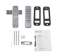 Serrure à Code Mécanique Sans Clé pour Porte d'Entrée en Alliage de Zinc Résistant avec Combinaison Personnalisable Idéal pour Portes Extérieures et Entrée Principale Maison