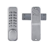 Serrure à Code Mécanique Verrou de Service en Alliage de Zinc Verrouillage De Porte Entré Sécurité Idéal pour La Porte de Garage, Convient aux Portes d'une épaisseur de 10 à 65 mm