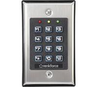 Serrure à code montage en surface, encastrable Renkforce 1582597 avec clavier éclairé