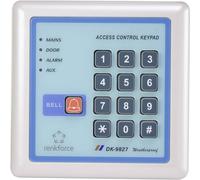 Serrure à code numérique montage en surface set Renkforce 1582598 12 V IP65 avec clavier éclairé