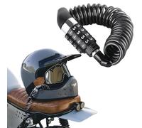 Serrure à Code pour Vélo - Cadenas Antivol à 4 Chiffres pour Casque de Vélo et Moto, Poussette - Câble de Sécurité
