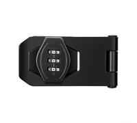 Serrure à combinaison à 3 chiffres pour armoire de sécurité avec installation réglable pour tiroir, réfrigérateur et coffre-fort (3 pouces, noir)