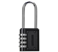 serrure à combinaison à 4 chiffres avec mot de passe, serrure codée pour porte, fenêtre, armoire, valise