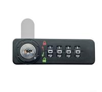 Serrure à combinaison à 4 chiffres pour armoires de classement et meubles de rangement avec installation simple et action de verrouillage fiable (ouverture à droite)