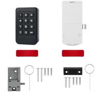 Serrure à combinaison électronique pour armoire Gym Sauna Safe | Code numérique sûr, aucune clé nécessaire, idéal pour les armoires, les gymnases, les saunas, matériau ABS robuste (carré