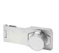 Serrure à combinaison électronique pour porte d'armoire, tiroir, réfrigérateur, installation sans perçage, corps en alliage de zinc avec batterie rechargeable par USB pour batterie et système de mot