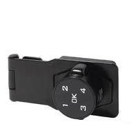 Serrure à combinaison électronique sans clé pour porte d'armoire, tiroir, réfrigérateur, sans perçage, en alliage de zinc, rechargeable par USB, mécanisme de déverrouillage rapide en 0,5 seconde avec