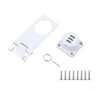 Serrure à combinaison en alliage de zinc à 3 chiffres pour armoires, réfrigérateurs, tiroirs, serrures de porte antivol pour maison, bureau (blanc)