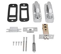 Serrure à combinaison mécanique à poignée double face, serrure de portail pour porte de clôture en fer forgé, serrure de porte de sécurité d'entrée sans clé avec construction en