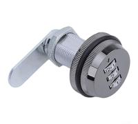 Serrure à combinaison mécanique pour tiroirs sécurisés et armoires avec réglage de code personnalisé, construction en alliage de zinc pour plus de durabilité (gris)