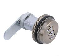 Serrure à combinaison mécanique pour tiroirs sécurisés et armoires avec réglage de code personnalisé, construction en alliage de zinc pour plus de durabilité (cuivre)