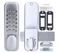 Serrure à combinaison mécanique serrure de porte de sécurité sans clé serrure codée antivol pour porte bureau utilisation panneau de mot de passe en alliage de zinc 142x42x40mm