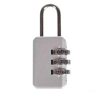 Serrure à combinaison numérique en alliage de zinc avec mot de passe portable pour l'école, le bureau, l'armoire, le tiroir, la came, clavier électronique de sécurité, sans rgenté)