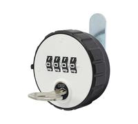 Serrure à combinaison pour armoire, serrure à combinaison 4 chiffres, serrure mécanique pour casier, pour serrure de meuble jusqu'à 25 mm d'épaisseur