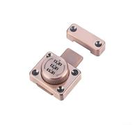 Serrure à combinaison sans clé à 3 chiffres avec mot de passe de sécurité pour armoires, alliage de zinc pour un usage quotidien durable (bronze rouge)