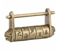 Serrure à Combinaison Vintage pour Armoire, Cadenas Rétro Chinois Antique, Mécanisme à Code pour Coffret à Bijoux, Tiroir, Meuble