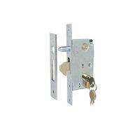 Serrure à crochet avec goupille de type petit pour portes coulissantes ART. 447/PB IBFM entrée 40