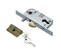 Serrure à crochet axe 60mm pour porte coulissante coffre de 96mm - IBFM - 5100