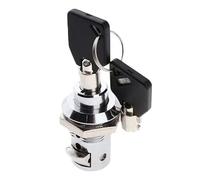 Serrure à cylindre, crochet de serrure tubulaire, barillet, serrures tiroir, 1 × came disque avec armoire 2 clés, boîte outils, remplacement sécurisé