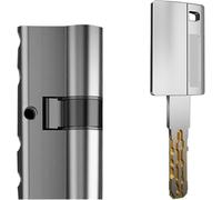 Serrure à cylindre, Cylindres de serrure Standard commun, for portes d'entrée, serrures extérieures, 8 clés en alliage