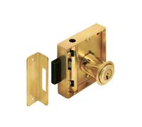 Serrure à Cylindre Espagnolette à Superposer - Extra-Long 33 mm x Ø 20 mm, Axe 35 mm - mod. 323-R - URKO - 7133535