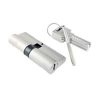 serrure à cylindre euro à pouce tournant, Serrure de porte à double ouverture, sécurité de fenêtre, cylindre de 55, 60, 70, 80, 90 mm, poignée de verrouillage de salon, clé en laiton personnalisée en