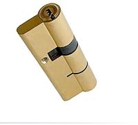 Serrure à cylindre Euro à tour de pouce, Noyau de serrure AB Cylindre AB de 110 mm Serrure de porte d'entrée en laiton antivol Serrure de porte en marbre à une rangée Serrure à barillet de porte) (Co